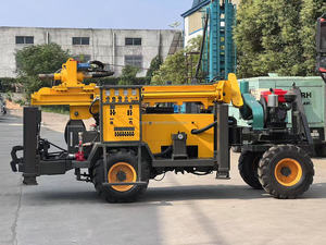 Trivella Portatile su Ruote per Pozzi d'Acqua, Profondità 260m, Motore Diesel 8T con Martello DTH e Pompa Fango per Perforazione su Roccia Dura - Product Image 4