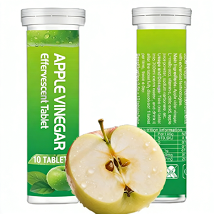 OEM Gençler ve Yetişkinler İçin Zayıflama ve Sindirim Sistemini İyileştirmeye Yardımcı Elma Sirkesi İçeren Efervesan Tabletler - Product Image 3