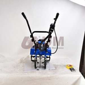 أم اللون الأزرق الراقية 144F آلة الحراثة السلطة 4 السكتة الدماغية البنزين المحراث - Product Image 3