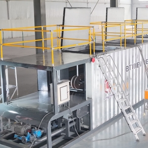 Maquinaria <span class=keywords><strong>Auxiliar</strong></span> para la Construcción de Carreteras, Equipo de Decantación de Tambor para Fundir Asfalto Tipo Cadena de 55000W - Product Image 6