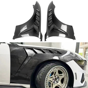 Aile avant en fibre de carbone polie haute brillance style GTD, compatible avec <span class=keywords><strong>Mustang</strong></span> S650/S651 GT - Product Image 1