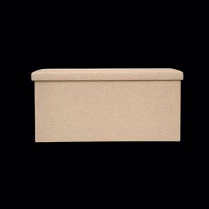 Modern Stool Living Room Furniture <b>Storage</b> Box Fabric Stainless Steel Bamboo Highest Quality Sample Available Stools Counter - Product Image 3