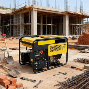 Gerador Portátil de Gasolina de Cilindro Único Trifásico de <span class=keywords><strong>5kw</strong></span> 6kw da Fábrica Fonte, 11h de Funcionamento, Ecológico e Durável - Product Image 4