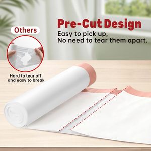 ถุงขยะแบบมีเชือกผูกปิดสนิท ป้องกันการรั่วซึม สำหรับขยะในครัวเรือนและใช้ในบ้าน - Product Image 5