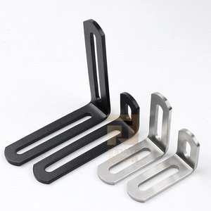 Stainless Steel Equal Angle Bracket Long Hole 300 Series Right Angle Reinforcement Connector L Shape - Product Image 3