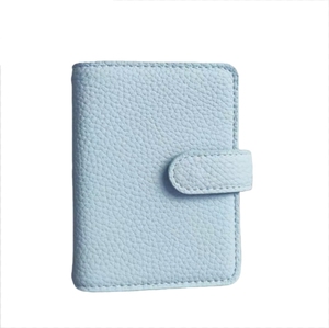 Carnet à anneaux A7 personnalisé en cuir PU avec bouton pour la planification budgétaire et design de portefeuille M5 - Product Image 3