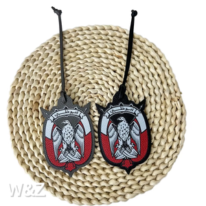 Breloque en cuir imprimé UV, breloques hibou, pendentif pour sac à main femme, breloque aigle, pendentif cartes de pays pour sac à dos, décoration porte-clés, sac à main - Product Image 3