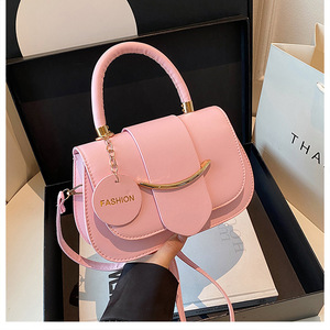 Chic <strong>Mini</strong> Top-Handle Crossbody <strong>Bag</strong> with Gold-Tone Metal Bar Accent 3 Way Carry Handbag, Shoulder, Crossbody - Product Image 2