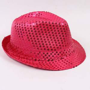 Sombrero de Moda Estilo Hip-Hop con Lentejuelas para Actuaciones, Baile, Niños y Adultos, Sombrero Fedora Elegante y Moderno para Niños - Product Image 3