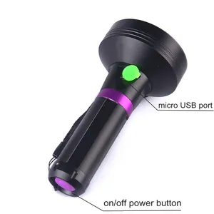 Hot Fluor scent Agent Detection UV Schwarzlicht Taschenlampe 395nm 100 LED UV Taschenlampe