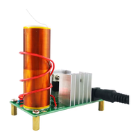 MLK Tesla Coil DIY Kit avec Music Arc Plasma | Ensemble d'expérimentations électroniques pour les passionnés de sciences et l'éducation STEM