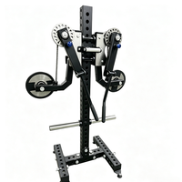 Rack de squat à charge par disques réglable en acier, appareil d'entraînement des épaules et des bras pour exercices du dos et de la poitrine, équipement de gym commercial