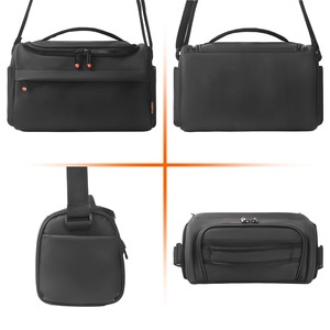 Sac pour <span class=keywords><strong>appareil</strong></span> <span class=keywords><strong>photo</strong></span> reflex numérique Fosoto grande capacité, étui en cuir imperméable, sac à bandoulière, <span class=keywords><strong>pochette</strong></span> pour <span class=keywords><strong>appareil</strong></span> <span class=keywords><strong>photo</strong></span> avec étui de protection pour objectif <span class=keywords><strong>Nikon</strong></span> Canon - Product Image 6