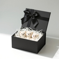 Boîte cadeau Kawaii Diwali 9cm X 10cm X 10cm petite tasse à café emballage enveloppe doublure carré pli dates boîte en carton rigide