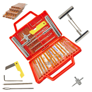 Kit de Reparación de Neumáticos de 28 Piezas, Parche para Neumáticos de Coche y Motocicleta, Reparación de Pinchazos de Emergencia sin Cámara -001 - Product Image 5