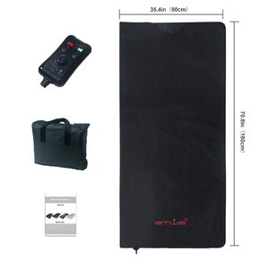 Btws Nhà Máy Giá sưởi ấm chăn dây kéo nước nóng phòng tắm hơi Mat infrar tắm hơi Mat cho toàn bộ cơ thể - Product Image 5