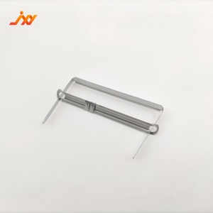 Văn phòng phẩm phụ kiện 80mm Nickel kim loại chất kết dính Clip với 2 lỗ giấy tập tin thư mục Fastener cho văn phòng (nhựa có sẵn) - Product Image 5