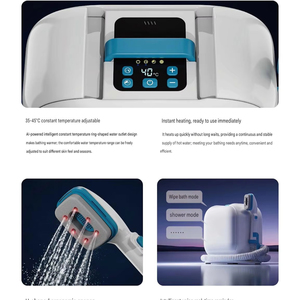 Dispositif de douche intelligent pour personnes âgées handicapées, solution de bain à domicile pour alités avec chauffage 1200W et aspiration pour la récupération - Product Image 5