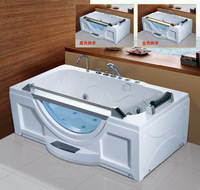 Baignoire acrylique de massage de 1700mm de long baignoire à remous intérieure