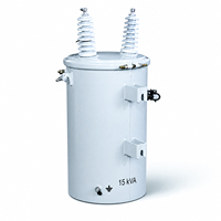 Transformateur monté sur poteau utilitaire 13200/7620V primaire pour distribution réseau 120/240V 5kVA, 10kVA, 15kVA, 25kVA, 37.5kVA, 50kVA