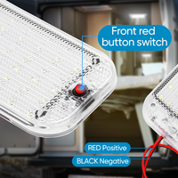 Lampe de lecture universelle à 48 led pour voiture, plafonnier d'intérieur pour camping-car, bateau, remorque, nouvel arrivage