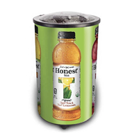 Glacière en plastique HS 65L glacière à bière personnalisée avec roue pour garder le vin et les boissons seau de refroidissement avec logo en promotion