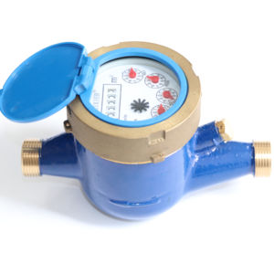 Литой латунный чугун ISO 4064 мульти-Струйный Сухой тип холодного горячего DN15-50 R160 счетчик воды - Product Image 1