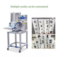 Machine à hamburgers entièrement automatique pour la formation, la panification et le panage de galettes de viande et de nuggets de poulet