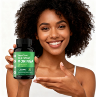 YanniGlow OEM ODM Suplemen Herbal Alami Kapsul Daun Moringa untuk Kesehatan Sendi & Energi Dewasa