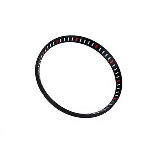 Reloj Clásico SKX007 Negro con Marcadores en Oro Rojo, Amarillo, Azul y Naranja, Anillo de Capítulo - Product Image 6