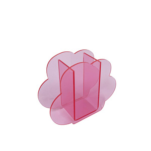 Acrylic Storage <b>Box</b> For Makeup Brushes Stationery Flower Arrangement <b>Red</b> Transparent Desktop Organizer Custom Size High - Product Image 2