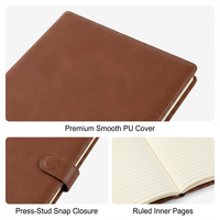 Carnet de notes professionnel personnalisé A4 en PU à feuilles mobiles – Fabrication usine