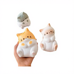 Increíblemente Lindo Juguete de Gato de Espuma PU de Rebote Lento para Aliviar el Estrés, Unisex, Regalo Perfecto para Días Ajetreados, para Mayores de 14 Años - Product Image 4