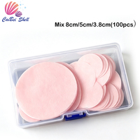 Papier de riz pour cercle de papier gaufré de 8 cm (plusieurs tailles disponibles) pour la décoration de gâteaux DIY