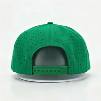 Casquette unisexe pour adulte, structurée, 5 panneaux, 92% polyester, 8% élasthanne, avec logo personnalisé, lettres et perforations laser courantes, vente en gros
