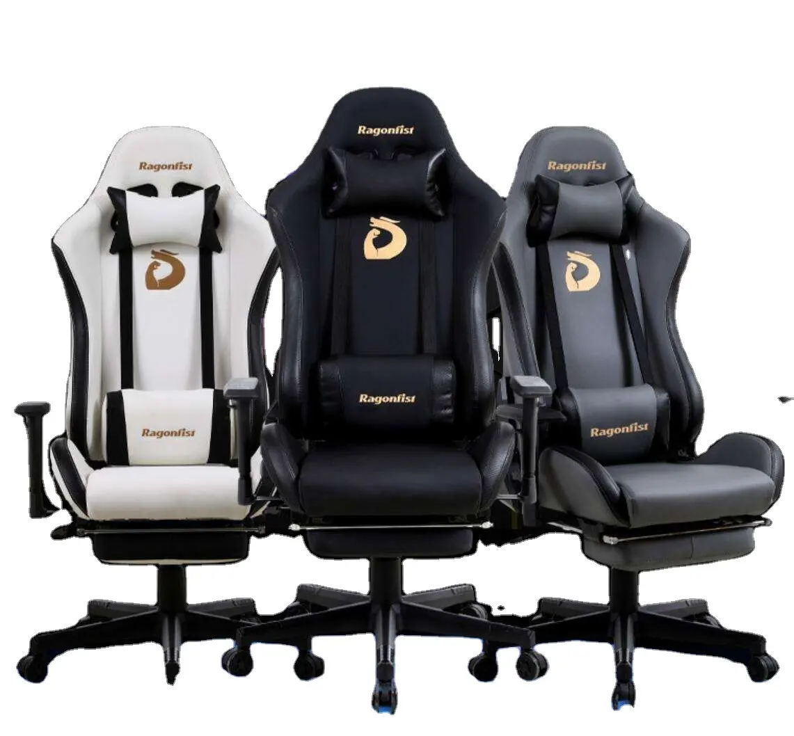 Venta al por mayor Sillas Gaming Ergonómico Nylon Base Silla DE LA Computadora Cómoda Silla de Gamer Moderno