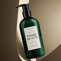 Bouteille en PET translucide verte de 300 ml avec bouchon à clapet, gel douche, après-shampoing, shampoing, lotion pour le corps, modèle PP-S53, emballage pour soins personnels