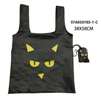 Sac cadeau de rangement avec logo personnalisé pour Halloween sac cadeau de fête citrouille bonbons réutilisable pratique pliable rétractable sac à main