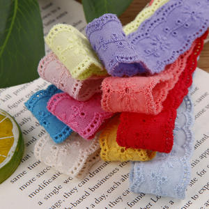 تخصيص الحدود جبر قماش مطاطي الدانتيل القطن التطريز النسيج مخصص الملابس الدانتيل مرونة لباس المرأة - Product Image 2