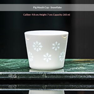 Tasse en céramique Jingdezhen Linglong en forme de bouche de cochon, superbe, unique et élégante, pour la maison et les affaires - Product Image 6