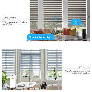 Stores zébrés intelligents Wi-Fi Matter <span class=keywords><strong>à</strong></span> moteur sur batterie, compatibles avec Alexa et Google Home (commande vocale) - Product Image 5