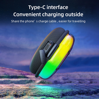 Haut-parleur RGB de haute qualité, étanche, portable, pour extérieur, basses puissantes, haut-parleur sans fil Bluetooth