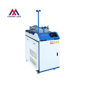 Xm Fiber Cleaning Laser Machine For Metal Carbon Steel Aluminum Plate 1000w 1500w 2000w Surface Cleaning Oxide Film