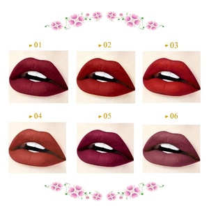 Commercio all'ingrosso vegan e di alta qualità del pacchetto nero opaco rossetto liquido - Product Image 4