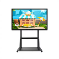 Écran plat interactif tactile capacitif 4K de 86 pouces, tout-en-un, affichage intelligent pour salle de classe exécutive