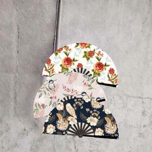 Abanico de Bambú Negro para Kung Fu, Plegable, Grande, Pintado a Mano, Tema Musical, Hecho a Mano, para Halloween y Año Nuevo, Venta al Por Mayor - Product Image 3