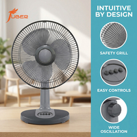 Ventilateur de table mécanique léger de 16 pouces avec grille métallique et pales en plastique pour bureau et poste de travail – Fourniture directe usine
