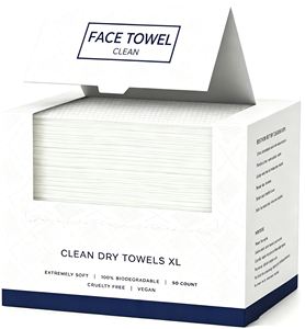 Serviettes nettoyantes jetables pour le visage en tissu non tissé/fibre végétale/biodégradable/coton HenSun, fabriquées sur mesure par notre propre usine. - Product Image 3