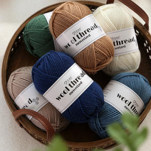 Xuelan Velvet 100% Fil de laine pure, boules de laine moyennes et grossières, tricot tissé à la main, crochet, pulls et écharpes - Product Image 2