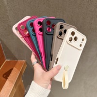 Étui de téléphone portable antichoc en TPU avec cordon de cou coloré 7 couleurs pour 17Air 17 16 15 14 13 Promax